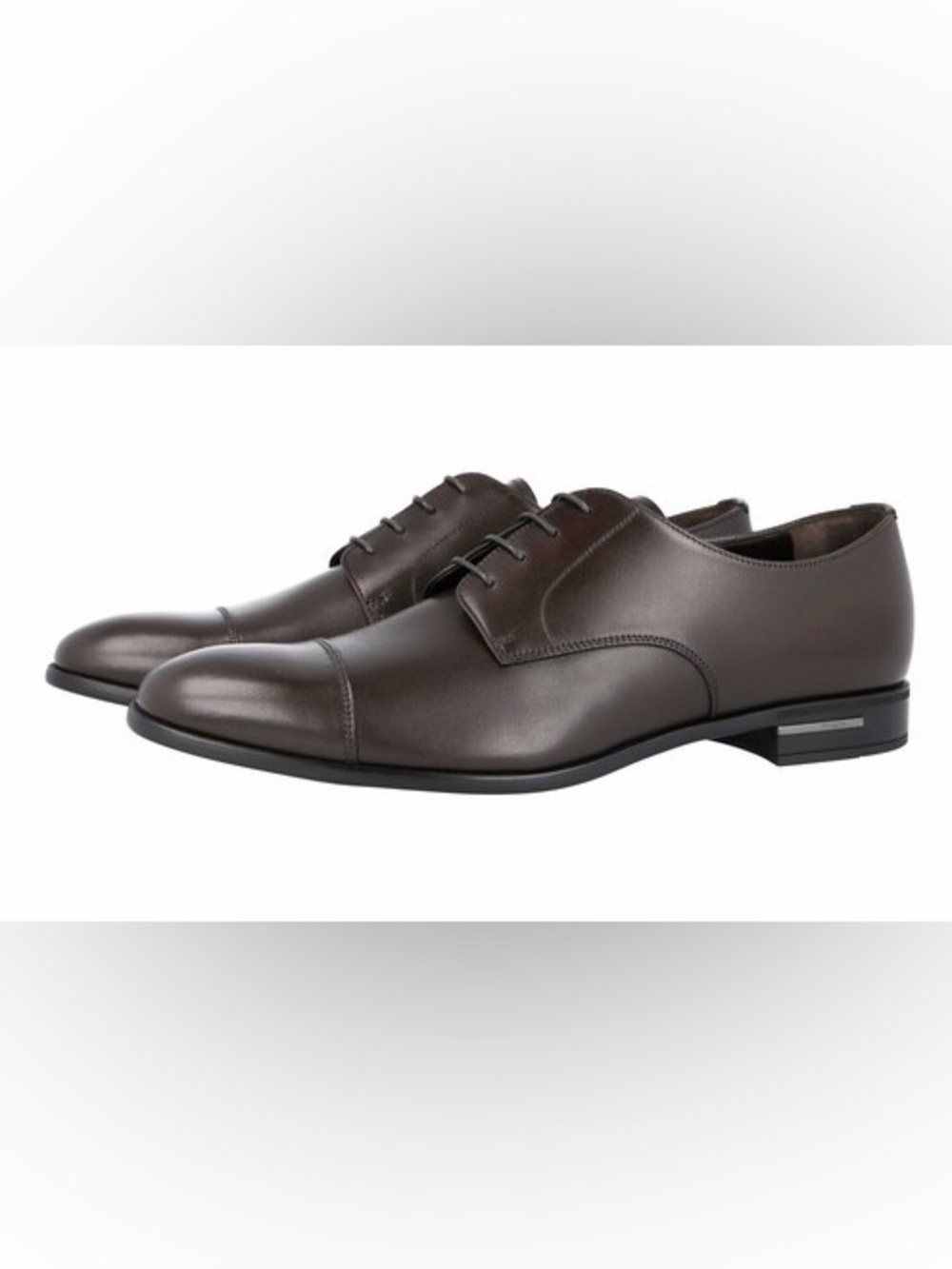 Prada Derby Cap Toe Dress Shoe